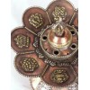 Brûleur d'encens tibétain Double Lotus-w Encens tibétains, accessoires ref 3032.15
