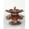 Brûleur d'encens tibétain Double Lotus-w Encens tibétains, accessoires ref 3032.15