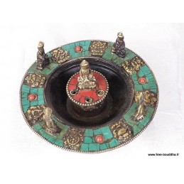Porte-encens tibétain 5 Bouddhas Encens tibétains, accessoires ref 3032.10