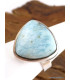 Bague triangulaire en LARIMAR T 59 Bagues pierres naturelles V32.4