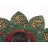 Brûleur d'encens orné des signes auspicieux Encens tibétains, accessoires REF 37.6-a