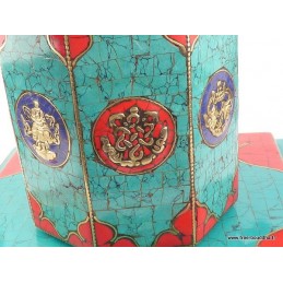 Porte-encens, porte-stylos tibétain Objets rituels bouddhistes NMAP16