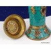 Porte encens bouddhiste en Turquoise Encens tibétains, accessoires BBRE3