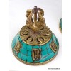 Porte encens bouddhiste en Turquoise Encens tibétains, accessoires BBRE3