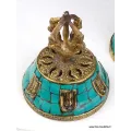 Porte encens bouddhiste en Turquoise - Porte-encens tibétains