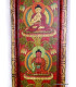 Tableau vertical 5 Bouddhas Décoration tibétaine TABB1