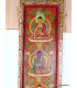 Tableau vertical 5 Bouddhas Décoration tibétaine TABB1