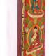 Tableau vertical 5 Bouddhas Décoration tibétaine TABB1