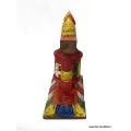 Petit moulin à prières en bois sculpté - Objets rituels bouddhistes