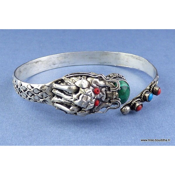 Bracelet Tibétain Dragon plusieurs pierres Bracelets tibétains bouddhistes NBR2