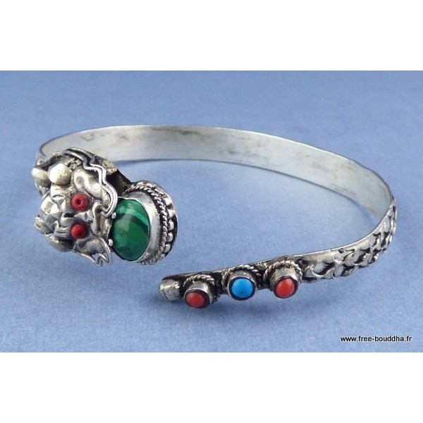 Bracelet Tibétain Dragon plusieurs pierres Bracelets tibétains bouddhistes NBR2