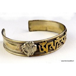 Bracelet Tibétain Mantra métal et laiton Bracelets tibétains bouddhistes NBR3