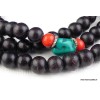 Mala de prières bouddhiste bois de rose Mala tibétain 108 perles MALAGP