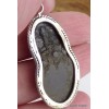 Pendentif argent Trilobite (pierre fossile) Pendentifs pierres naturelles CZ88.27