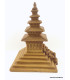 Stupa tibétain de temple en résine naturelle Statuettes Bouddhistes STUPAN4