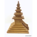Stupa tibétain de temple en résine naturelle Statuettes Bouddhistes STUPAN4