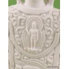 Statuette Bouddha blanc en résine peinte Statuettes Bouddhistes WHITEB