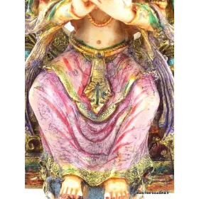 Statuette bouddhiste tibétaine Bouddha Maitreya - Statuettes bouddhistes tibétaines artisanales