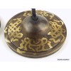 Tingshas tibétaines en Bronze Signes auspicieux Tingsha tibétaine cymbales TTD2