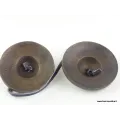 Tingshas tibétaines en Bronze Signes auspicieux - Objets rituels bouddhistes