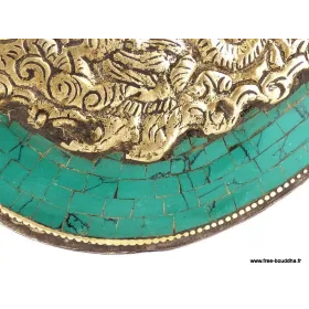Kartika tibétain (drigug) serti de turquoises - Kartika Tibétain Bouddhiste