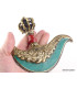 Kartika tibétain (drigug) serti de turquoises Kartika Tibétain Bouddhiste KART1