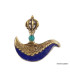 Kartika tibétain (drigug) serti de Lapis lazuli Kartika Tibétain Bouddhiste KART2