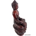 Statuette Bouddha rouge Amitabha position offrandes Statuettes Bouddhistes STARB