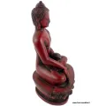 Statuette tibétaine Bouddha rouge Amitabha 13 cm - Statuettes bouddhistes tibétaines artisanales