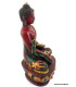 Statuette Bouddha peinte à la main Statuettes Bouddhistes ref STV5