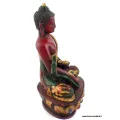 Statuette bouddhiste tibétaine Bouddha peinte à la main - Statuettes bouddhistes tibétaines artisanales
