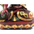 Statuette bouddhiste tibétaine Bouddha peinte à la main - Statuettes bouddhistes tibétaines artisanales