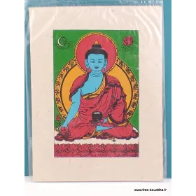 Carte postale Bouddha de Médecine - Cartes postales bouddhistes