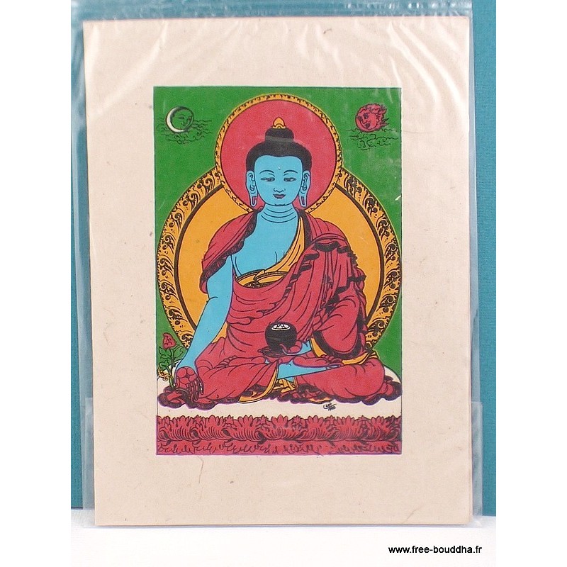 Carte postale Bouddha de Médecine Cartes postales bouddhistes CPT5