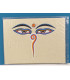 Carte postale Yeux de Bouddha Cartes postales bouddhistes CPT6