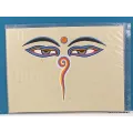 Carte postale Yeux de Bouddha - Cartes postales bouddhistes