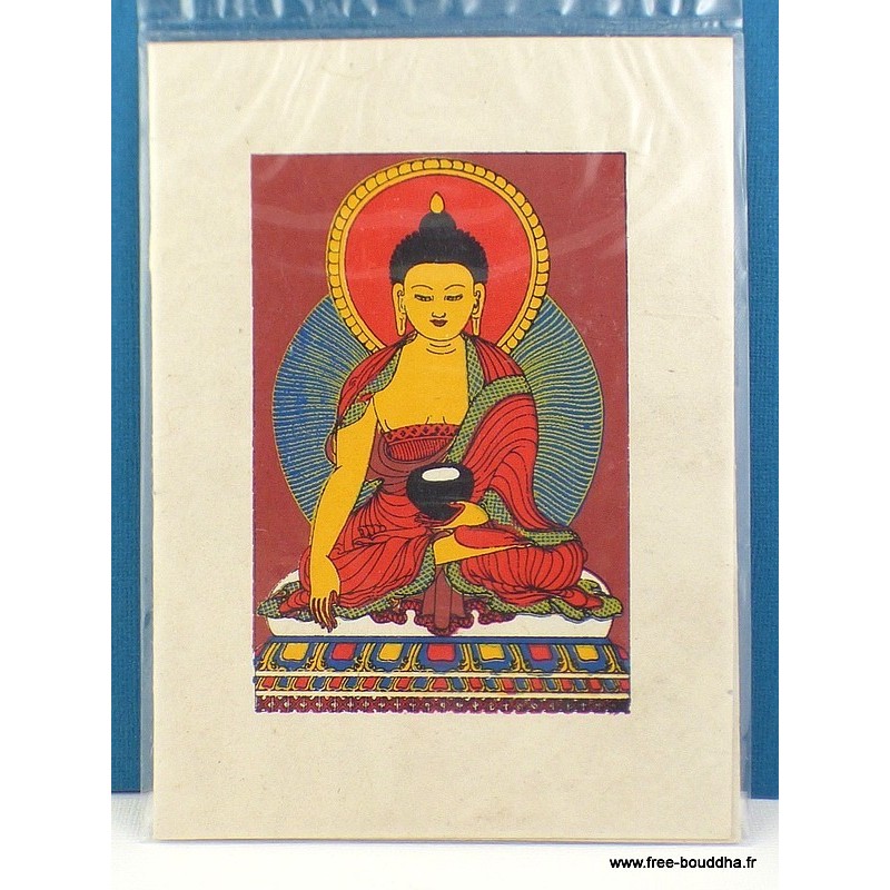 Carte postale Bouddha Sakyamouni Cartes postales bouddhistes CPT7