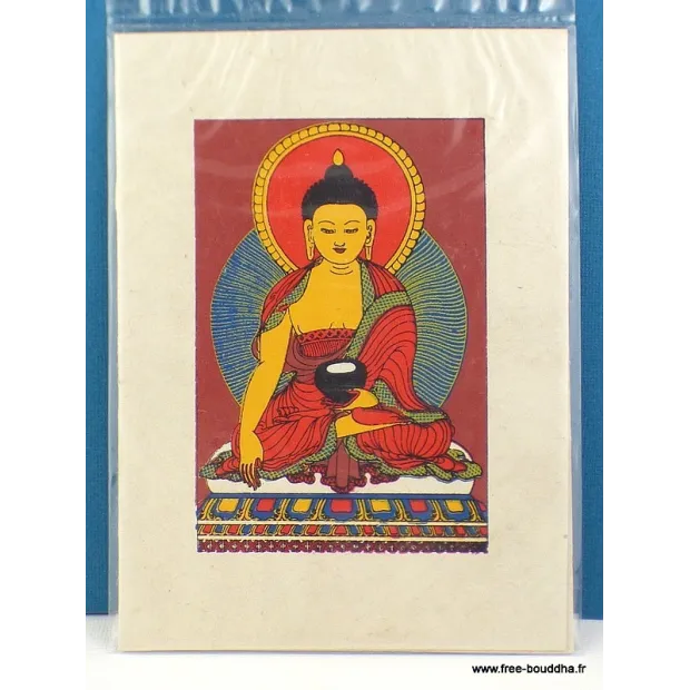 Carte postale Bouddha Sakyamouni - Cartes postales bouddhistes