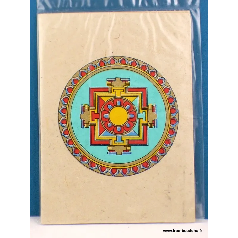 Carte postale tibétaine Mandala - Cartes postales bouddhistes