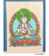 Carte postale tibétaine Vajrasattva Cartes postales bouddhistes CPT12