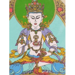 Carte postale tibétaine Vajrasattva Cartes postales bouddhistes CPT12