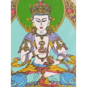 Carte postale tibétaine Vajrasattva - Cartes postales bouddhistes