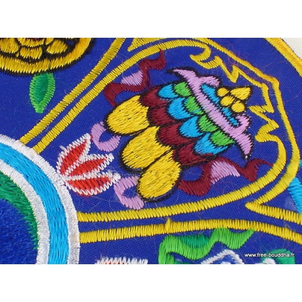 Décoration bouddhiste dessous de plat Artisanat tibétain bouddhiste DESS1