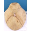 Pendentif argent Morganite facettée Pendentifs pierres naturelles RV52