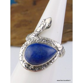 Bague Serpent en Lapis Lazuli T 52 Bagues pierres naturelles RV62