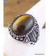 Bague Homme en Oeil de Tigre T 65 Bagues pierres naturelles RV62.19