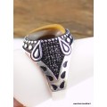 Bague Homme en Oeil de Tigre T 65 Bagues pierres naturelles RV62.19