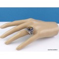 Bague Homme en Oeil de Tigre T 65 Bagues pierres naturelles RV62.19
