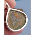 Pendentif Rhyolite forme goutte Pendentifs pierres naturelles CZ73.3