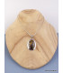 Pendentif en Jaspe Pilbara noir bronze facetté Pendentifs pierres naturelles BZ41.2